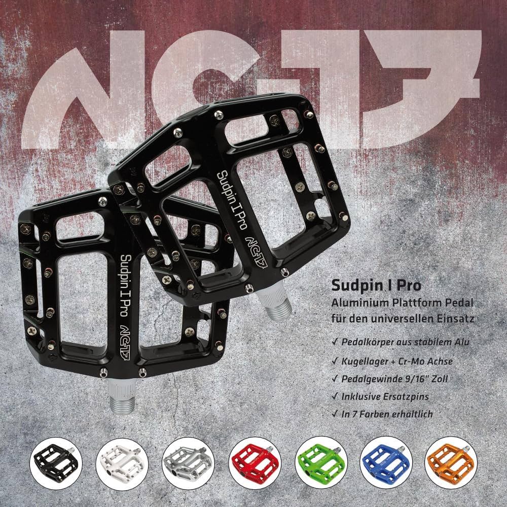 NC-17 sudpin I Pro ペダル Amazon.com : NC-17 Sudpin I Pro Flat Pedal - Black : Sports